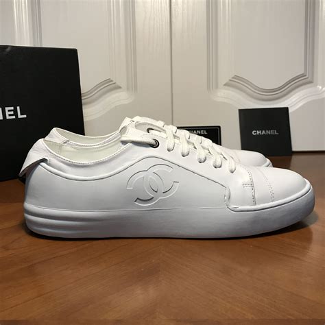 zapatillas chanel blancas|zapatos chanel para mujer.